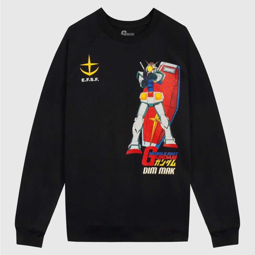 Dim Mak x Gundam Mobile Suit Sweatshirt Medium